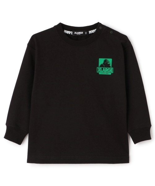 XLARGE KIDS(エクストララージキッズ)の「ビッグロゴ長袖Tシャツ(Tシャツ/カットソー・キッズ・ホワイト/イエロー/ブラック・140cm/80cm/90cm/100cm/120cm/130cm/110cm)」の10枚目の写真