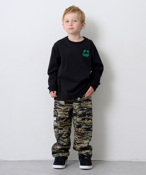 XLARGE KIDS(エクストララージキッズ)の「ビッグロゴ長袖Tシャツ(Tシャツ/カットソー・キッズ・ホワイト/イエロー/ブラック・140cm/80cm/90cm/100cm/120cm/130cm/110cm)」の7枚目の写真