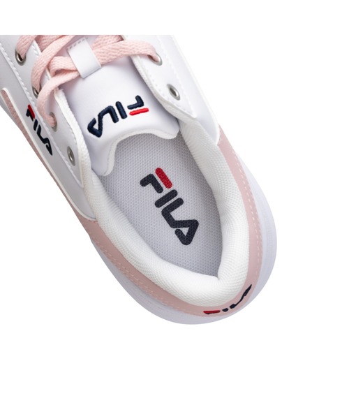 FILA(フィラ)の「COURT PLUMPY FEATHERY V2(スニーカー・レディース・ホワイト×ピンク・23.0cm/24.0cm/25.0cm/26.0cm/27.0cm/28.0cm/22.0cm)」の7枚目の写真