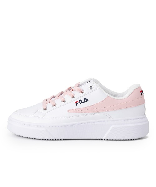 FILA(フィラ)の「COURT PLUMPY FEATHERY V2(スニーカー・レディース・ホワイト×ピンク・23.0cm/24.0cm/25.0cm/26.0cm/27.0cm/28.0cm/22.0cm)」の4枚目の写真