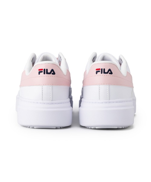 FILA(フィラ)の「COURT PLUMPY FEATHERY V2(スニーカー・レディース・ホワイト×ピンク・23.0cm/24.0cm/25.0cm/26.0cm/27.0cm/28.0cm/22.0cm)」の3枚目の写真
