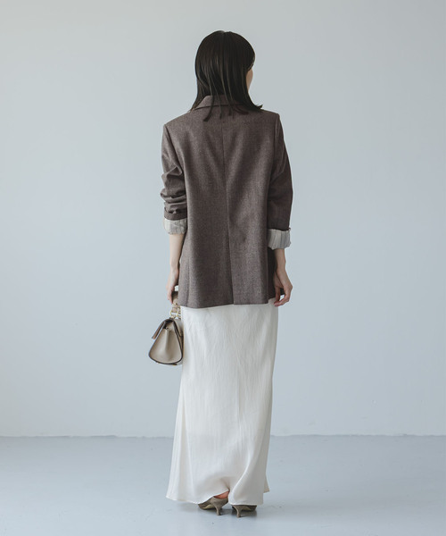 追加》《WEB・一部店舗カラー》ウールフラノピークドラペル