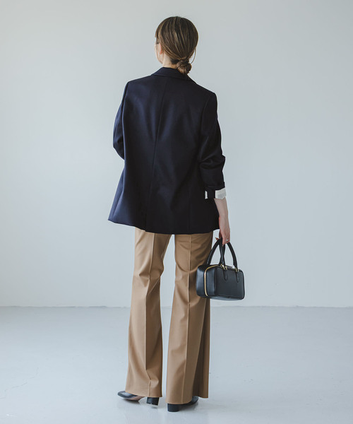 Noble ノーブル ピークドジャケット テーラードジャケット ブラウン 秋冬 Noble ノーブル ピークドジャケット テーラードジャケット