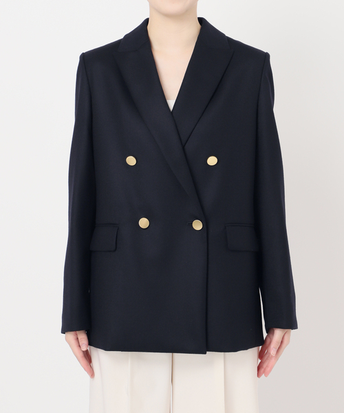 セール】《追加》《WEB・一部店舗カラー》ウールフラノピークドラペル