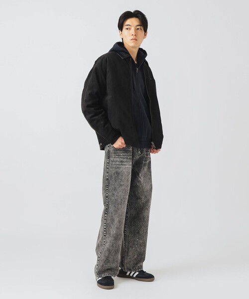 BEAMS HEART(ビームスハート)の「【完売間近】フェイクスエード ショート ブルゾン/Faux Suede Short Blouson(ブルゾン・メンズ・ブラック/ブラウン系その他3・LARGE/MEDIUM/SMALL)」の4枚目の写真