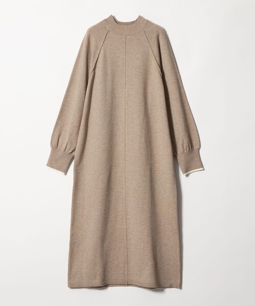 EMMEL REFINES（エメルリファインズ）の「＜EMMEL REFINES＞EM ハイショク ニット ロング ワンピース（ワンピース・レディース・ベージュ/グレー・FREE）」の22枚目の写真