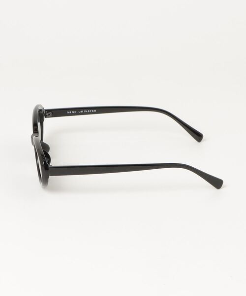 NANO universe（ナノユニバース）の「アイウェア/オーバル型 セルフレーム１（サングラス・メンズ・ブラック/ブラウン・FREE）」の9枚目の写真