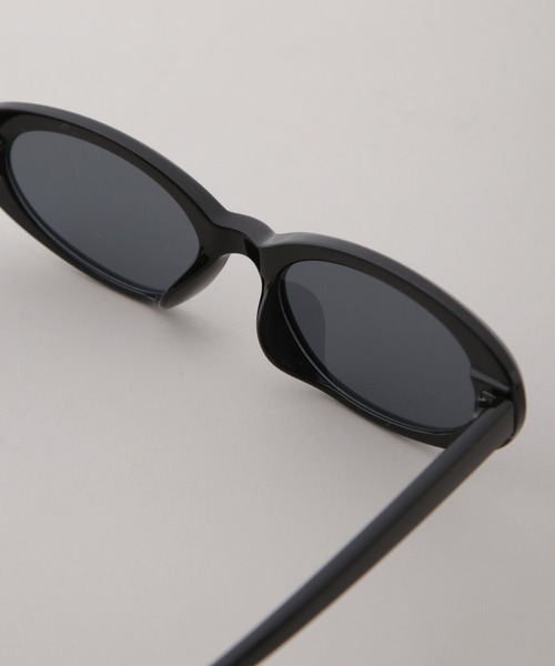 NANO universe（ナノユニバース）の「アイウェア/オーバル型 セルフレーム１（サングラス・メンズ・ブラック/ブラウン・FREE）」の6枚目の写真