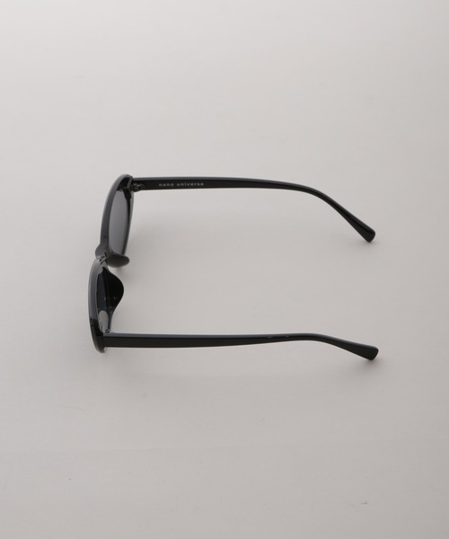 NANO universe（ナノユニバース）の「アイウェア/オーバル型 セルフレーム１（サングラス・メンズ・ブラック/ブラウン・FREE）」の4枚目の写真