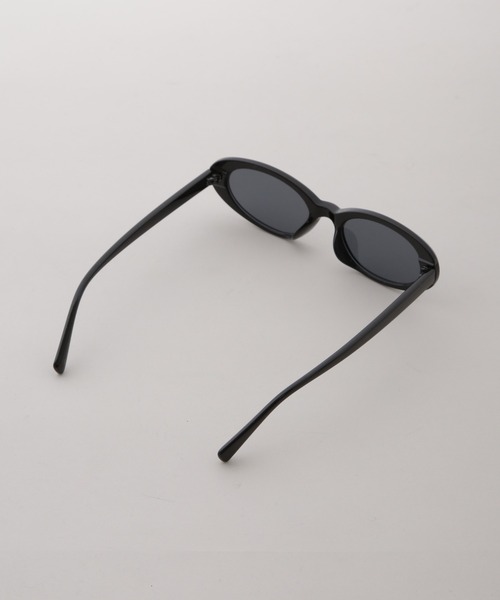 NANO universe（ナノユニバース）の「アイウェア/オーバル型 セルフレーム１（サングラス・メンズ・ブラック/ブラウン・FREE）」の5枚目の写真