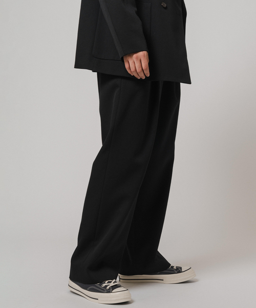 セール】VISTO ギャバ 2プリーツ パンツ【セットアップ着用可