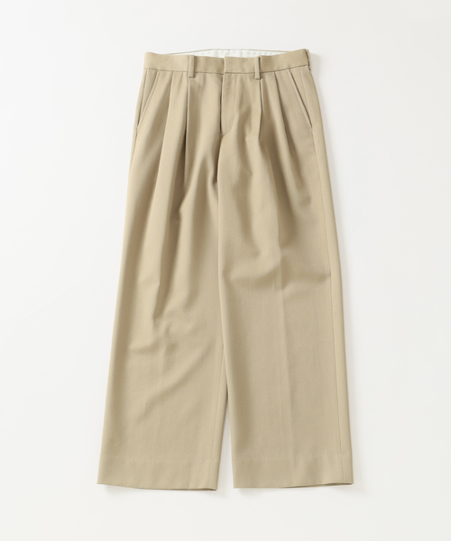 EDIFICE（エディフィス）の「VISTO ギャバ  2プリーツ パンツ【セットアップ着用可】（スラックス・メンズ・ベージュ/ブラック・LARGE/MEDIUM/SMALL）」の15枚目の写真