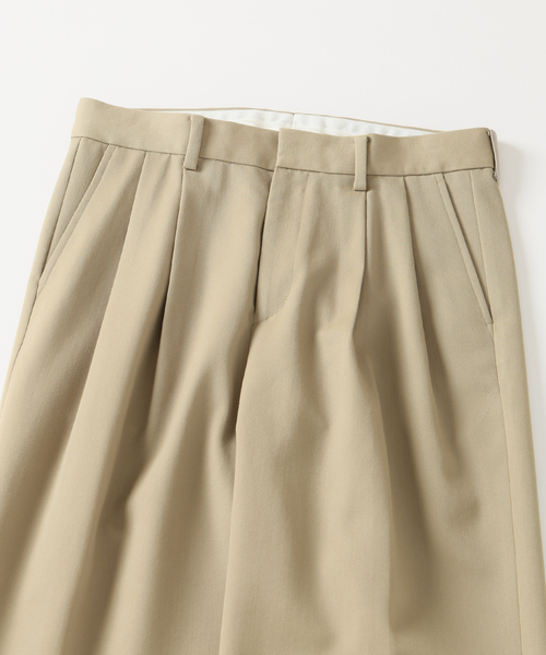 EDIFICE（エディフィス）の「VISTO ギャバ  2プリーツ パンツ【セットアップ着用可】（スラックス・メンズ・ベージュ/ブラック・LARGE/MEDIUM/SMALL）」の16枚目の写真