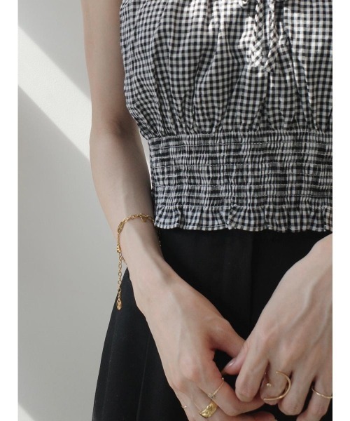 amel（エイメル）の「パフショルダーリボンブラウス / ミックス（シャツ/ブラウス・レディース・チャコールグレー・FREE）」の9枚目の写真