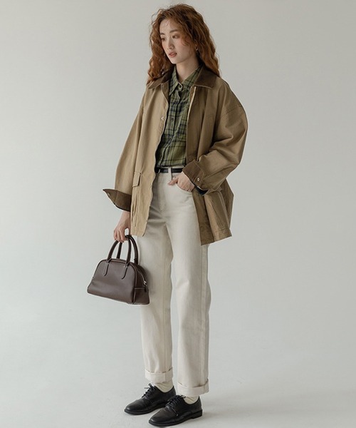 A by MAGASIN DE MODE（エーバイマガジンデモード）の「【A by MAGASIN DE MODE】エッセンシャルハンティングジャケット　レディース KNF146（その他アウター・レディース・ライトブラウン・S/M）」の11枚目の写真