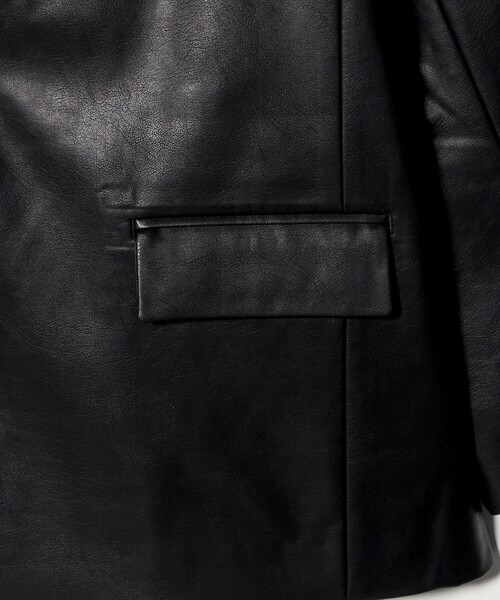 MARW UNITED ARROWS＞レザーライク ジャケット（テーラード