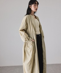 イエナ／極美品フード×ノーカラー2way♪ウールコクーンコート キャメルベージュ MERAKI（ファッション） ノーカラーコート コート manaodaysさん