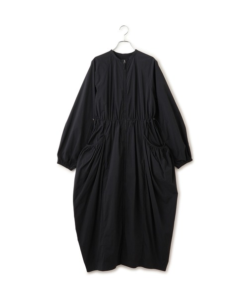 セール】ナイロンコクーンワンピースコート（ナイロンジャケット