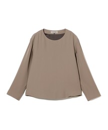 International Gallery BEAMS（インターナショナルギャラリービームス）の「QUATTROCCHI / ダブルクロスサテン プルオーバー（Tシャツ/カットソー・メンズ）」