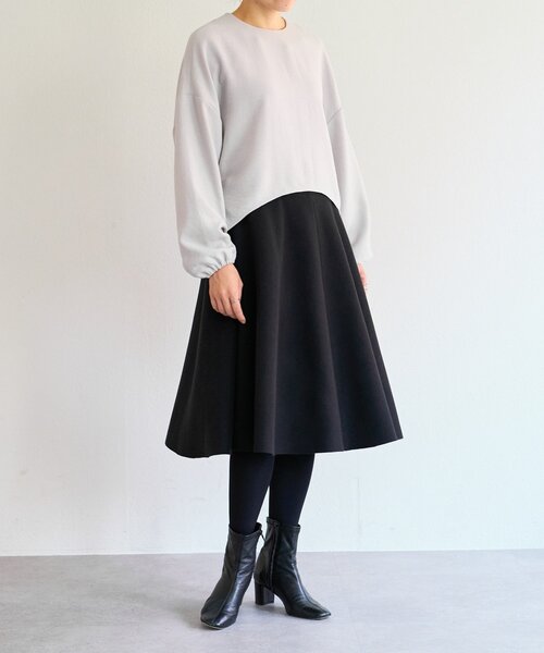 BEARDSLEY（ビアズリー）の「コクーンパフ袖ブラウス（シャツ/ブラウス・レディース・ホワイト/ライトグレー/ブラック・FREE）」の11枚目の写真