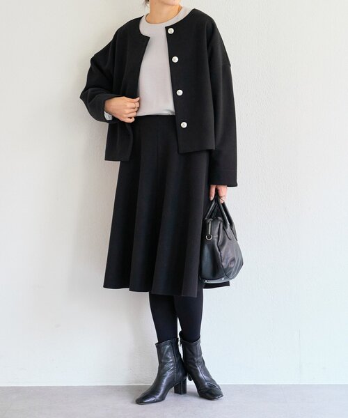 BEARDSLEY（ビアズリー）の「コクーンパフ袖ブラウス（シャツ/ブラウス・レディース・ホワイト/ライトグレー/ブラック・FREE）」の12枚目の写真