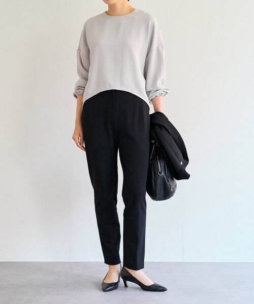 BEARDSLEY（ビアズリー）の「コクーンパフ袖ブラウス（シャツ/ブラウス・レディース・ホワイト/ライトグレー/ブラック・FREE）」の19枚目の写真