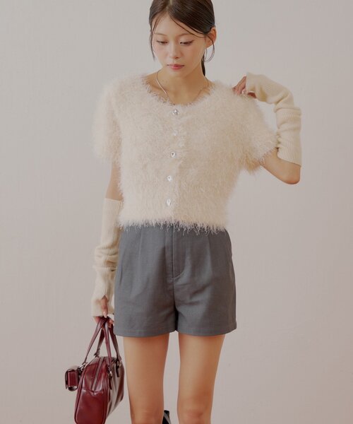 Chico（チコ）の「フロントタックショートパンツ（その他パンツ・レディース・グレー/ブラック/グレー系その他2・FREE/MEDIUM）」の17枚目の写真