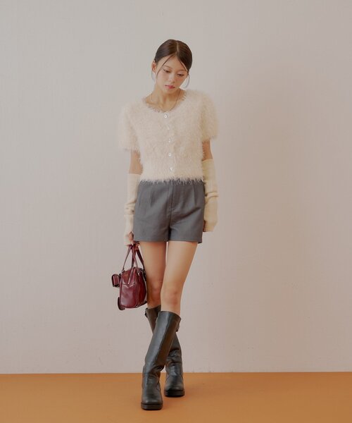 Chico（チコ）の「フロントタックショートパンツ（その他パンツ・レディース・グレー/ブラック/グレー系その他2・FREE/MEDIUM）」の15枚目の写真