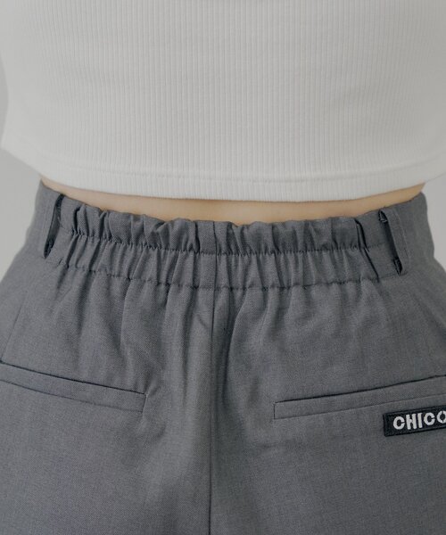 you 新品未使用フロントタックショートパンツ miniqu グレー you 新品