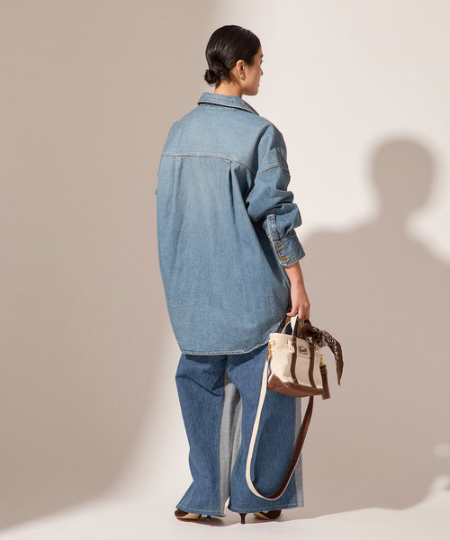 別注》【INSCRIRE*LEE*LESSAGE】ドッキングパンツ：デニム（デニム