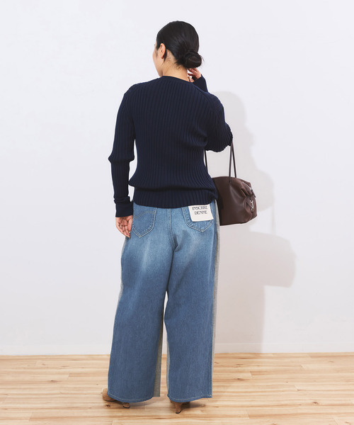 【INSCRIRE*LEE*LESSAGE】ドッキングパンツ：デニム 別注》【INSCRIRE*LEE*LESSAGE】ドッキングパンツ：デニム（デニム