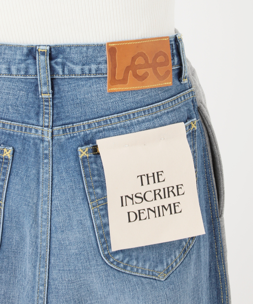 Lee(リー)の「《別注》【INSCRIRE*LEE*LESSAGE】ドッキングパンツ:デニム(デニムパンツ・レディース・ブルー・X-SMALL/SMALL/MEDIUM)」の9枚目の写真