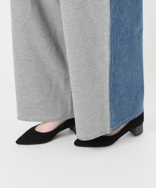 別注》【INSCRIRE*LEE*LESSAGE】ドッキングパンツ：デニム（デニム