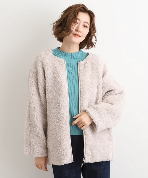 grove(グローブ)の「最終お値下げ!!【名品アウター/3WAY・はっ水】ボアライナー付きモッズコート(モッズコート・レディース・ブラウン系その他/ナチュラル/ブラック・02/03/01/04/05)」の15枚目の写真