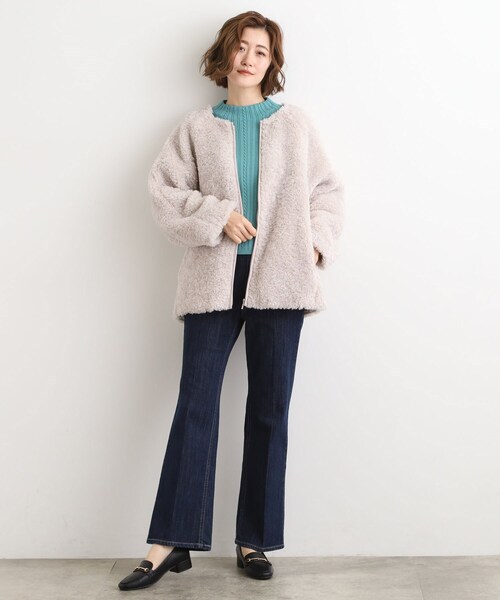 grove(グローブ)の「最終お値下げ!!【名品アウター/3WAY・はっ水】ボアライナー付きモッズコート(モッズコート・レディース・ブラウン系その他/ナチュラル/ブラック・02/03/01/04/05)」の16枚目の写真