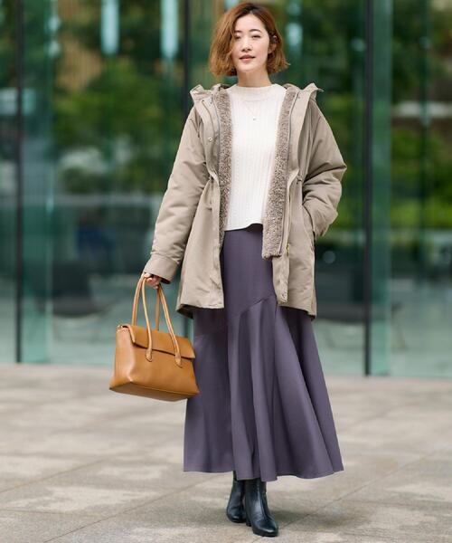 セール】【名品アウター/3WAY・はっ水】ボアライナー付きモッズコート