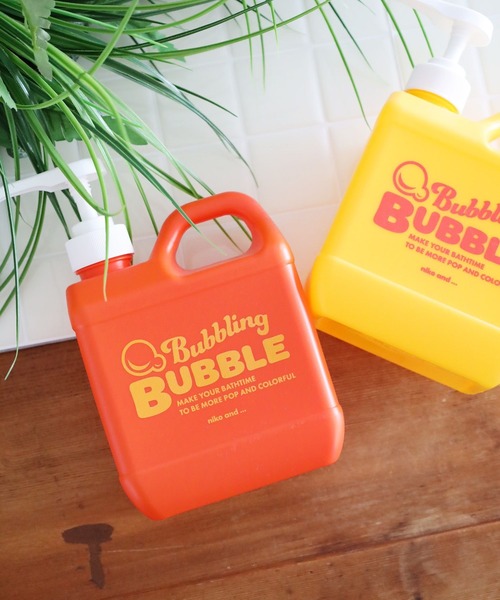niko and...（ニコアンド）の「【Bubbling BUBBLE】ディスペンサー（バス/トイレグッズ・レディース・オレンジ/イエロー/ライトブルー・0）」の3枚目の写真