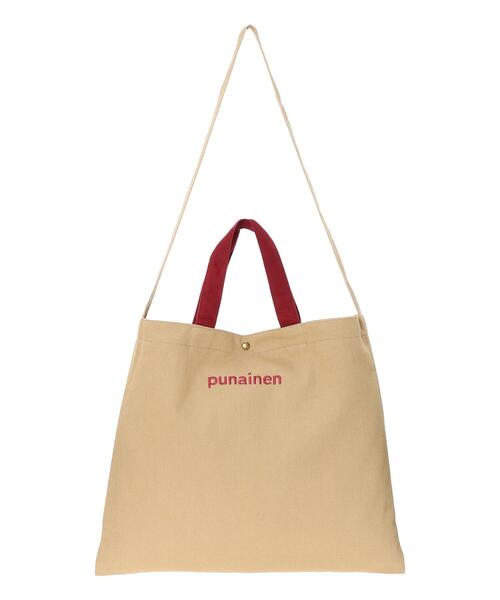 Samansa Mos2（サマンサ モスモス）の「【2WAY】ロゴ刺繍トートバッグ（ハンドバッグ・レディース・ネイビー/ベージュ/ブラック・F）」の3枚目の写真