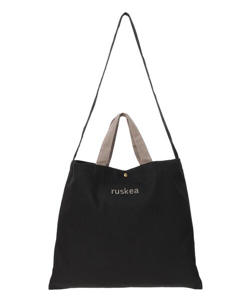 Samansa Mos2（サマンサ モスモス）の「【2WAY】ロゴ刺繍トートバッグ（ハンドバッグ・レディース・ネイビー/ベージュ/ブラック・F）」の18枚目の写真