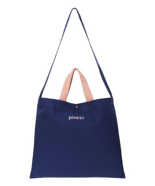 Samansa Mos2（サマンサ モスモス）の「【2WAY】ロゴ刺繍トートバッグ（ハンドバッグ・レディース・ネイビー/ベージュ/ブラック・F）」の19枚目の写真