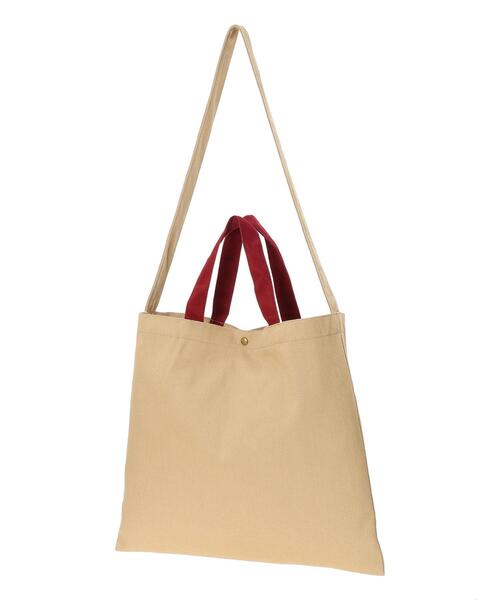 Samansa Mos2（サマンサ モスモス）の「【2WAY】ロゴ刺繍トートバッグ（ハンドバッグ・レディース・ネイビー/ベージュ/ブラック・F）」の20枚目の写真