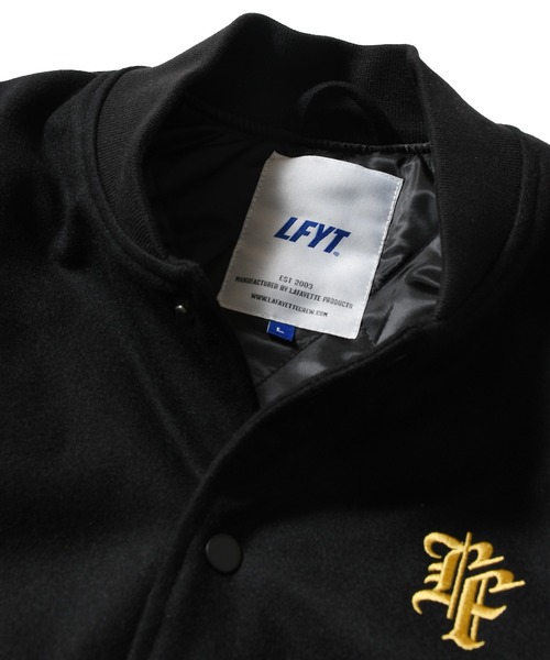 LFYT(エルエフワイティー)の「LFYT ラファイエット【Lafayette】- ヘリテージ メルトン エンブレム ジャケット【HERITAGE MELTON EMBLEM JACKET LA251007】(ブルゾン・メンズ・グリーン/レッド/ブラック・L/XL/M/XXL)」の14枚目の写真