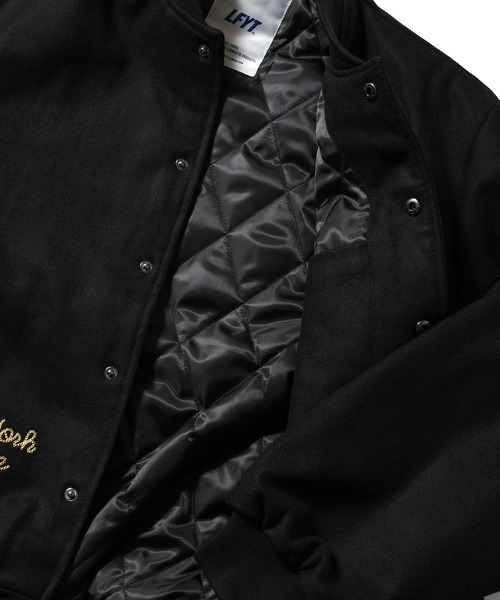 LFYT(エルエフワイティー)の「LFYT ラファイエット【Lafayette】- ヘリテージ メルトン エンブレム ジャケット【HERITAGE MELTON EMBLEM JACKET LA251007】(ブルゾン・メンズ・グリーン/レッド/ブラック・L/XL/M/XXL)」の20枚目の写真