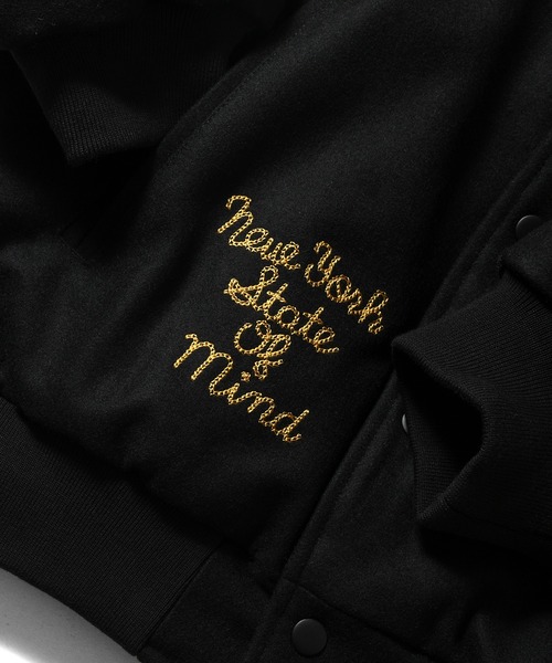 LFYT(エルエフワイティー)の「LFYT ラファイエット【Lafayette】- ヘリテージ メルトン エンブレム ジャケット【HERITAGE MELTON EMBLEM JACKET LA251007】(ブルゾン・メンズ・グリーン/レッド/ブラック・L/XL/M/XXL)」の5枚目の写真