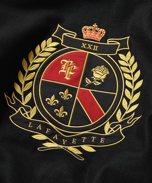 LFYT(エルエフワイティー)の「LFYT ラファイエット【Lafayette】- ヘリテージ メルトン エンブレム ジャケット【HERITAGE MELTON EMBLEM JACKET LA251007】(ブルゾン・メンズ・グリーン/レッド/ブラック・L/XL/M/XXL)」の16枚目の写真