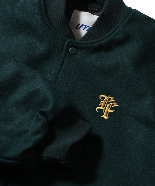 LFYT(エルエフワイティー)の「LFYT ラファイエット【Lafayette】- ヘリテージ メルトン エンブレム ジャケット【HERITAGE MELTON EMBLEM JACKET LA251007】(ブルゾン・メンズ・グリーン/レッド/ブラック・L/XL/M/XXL)」の17枚目の写真
