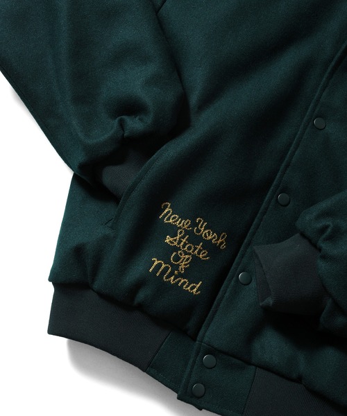 LFYT(エルエフワイティー)の「LFYT ラファイエット【Lafayette】- ヘリテージ メルトン エンブレム ジャケット【HERITAGE MELTON EMBLEM JACKET LA251007】(ブルゾン・メンズ・グリーン/レッド/ブラック・L/XL/M/XXL)」の6枚目の写真