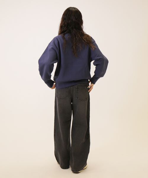 JOINT WORKS（ジョイントワークス）の「デニムサイドリボンパンツ（デニムパンツ・レディース・ブラック/ネイビー・SMALL/MEDIUM）」の13枚目の写真