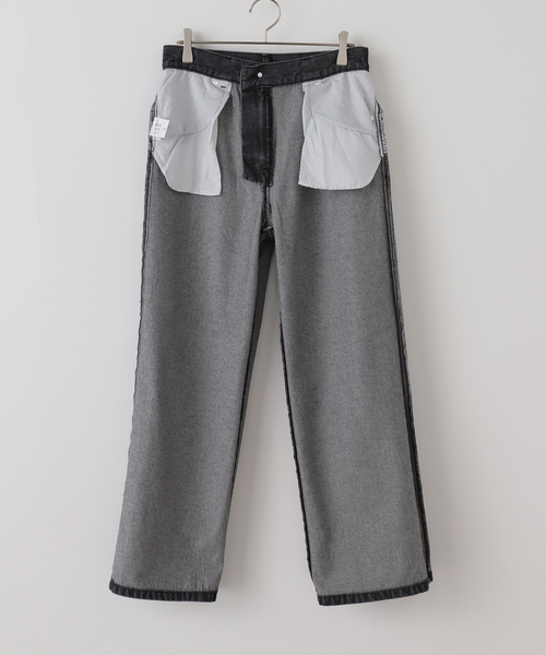 JOINT WORKS（ジョイントワークス）の「デニムサイドリボンパンツ（デニムパンツ・レディース・ブラック/ネイビー・SMALL/MEDIUM）」の6枚目の写真