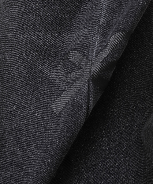 JOINT WORKS（ジョイントワークス）の「デニムサイドリボンパンツ（デニムパンツ・レディース・ブラック/ネイビー・SMALL/MEDIUM）」の8枚目の写真